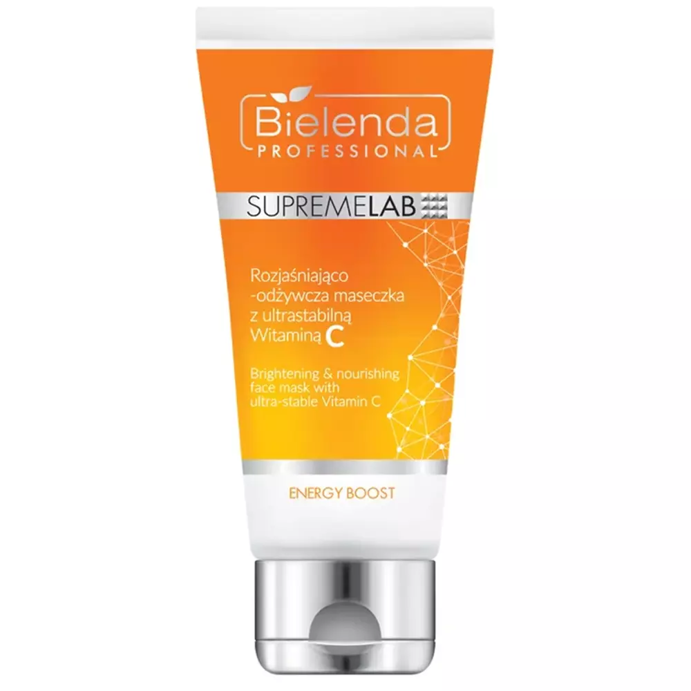 Bielenda Professional - Осветляющая и питательная маска с ультрастабильным витамином С - Supremelab Energy Boost - 70ml