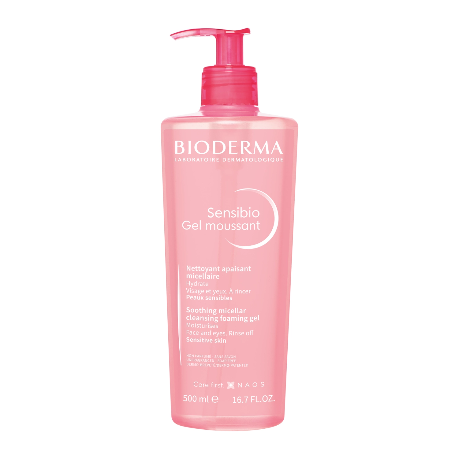 Bioderma - Sensibio Gel Moussant - Успокаивающий мицеллярный гель для умывания - 500ml