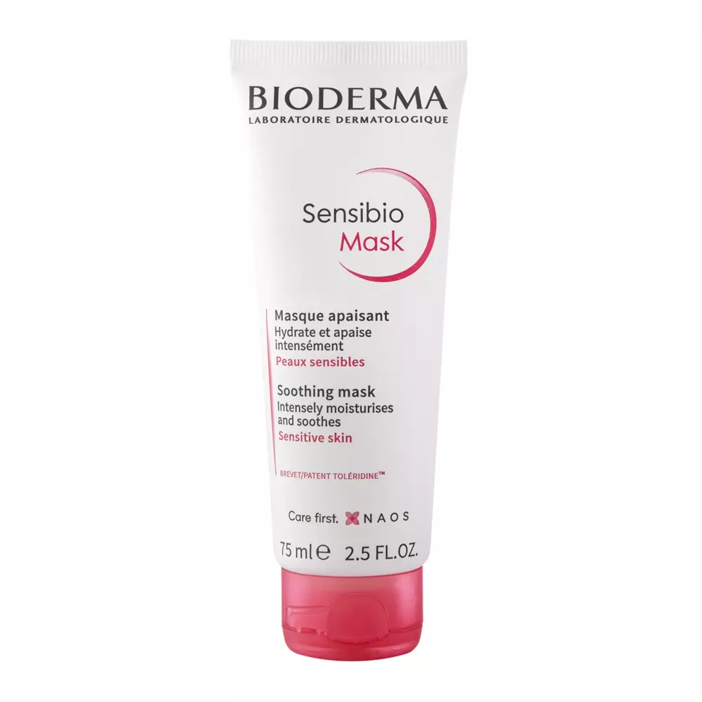 Bioderma - Успокаивающая и увлажняющая маска для чувствительной кожи - Sensibio Mask - 75ml