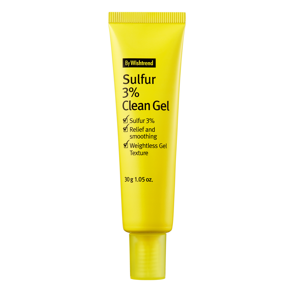 By Wishtrend - Sulfur 3% Clean Gel - Точечный гель против высыпаний с серой - 30ml