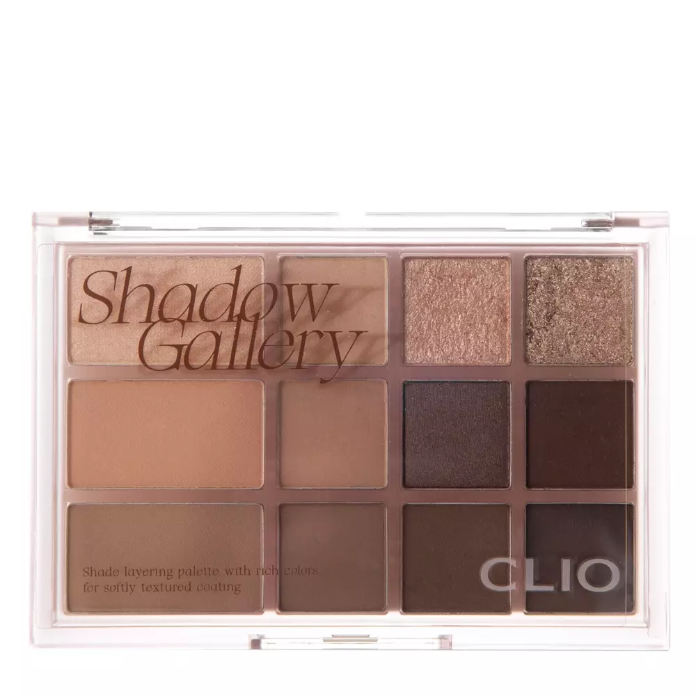 CLIO - Shade & Shadow Palette - Палетка теней для век - 01 Shadow Gallery - 9,6g