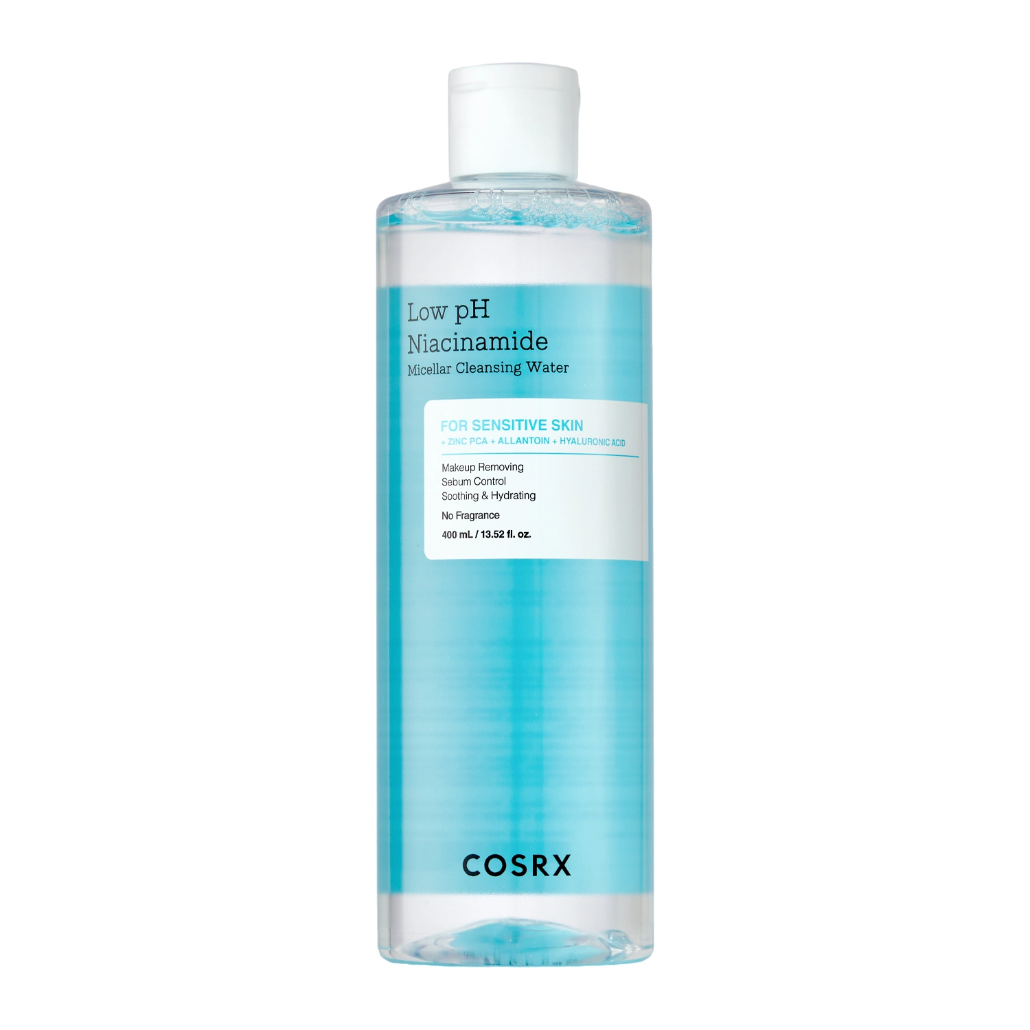 COSRX - Low pH Niacinamide Cleansing Water - Ниацинамидная мицеллярная вода с низким pH - 400ml