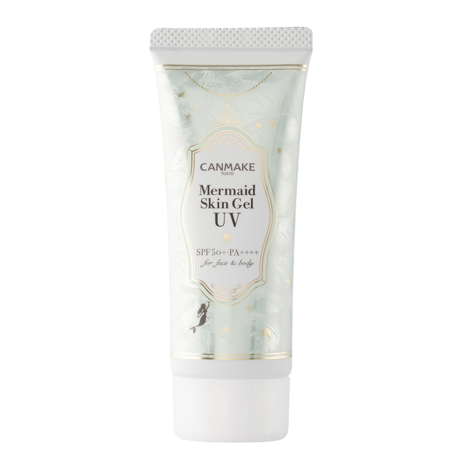 Canmake - Mermaid Skin Gel UV Sunscreen SPF 50+ PA++++ - Солнцезащитная база под макияж - C01 Mint - 40g