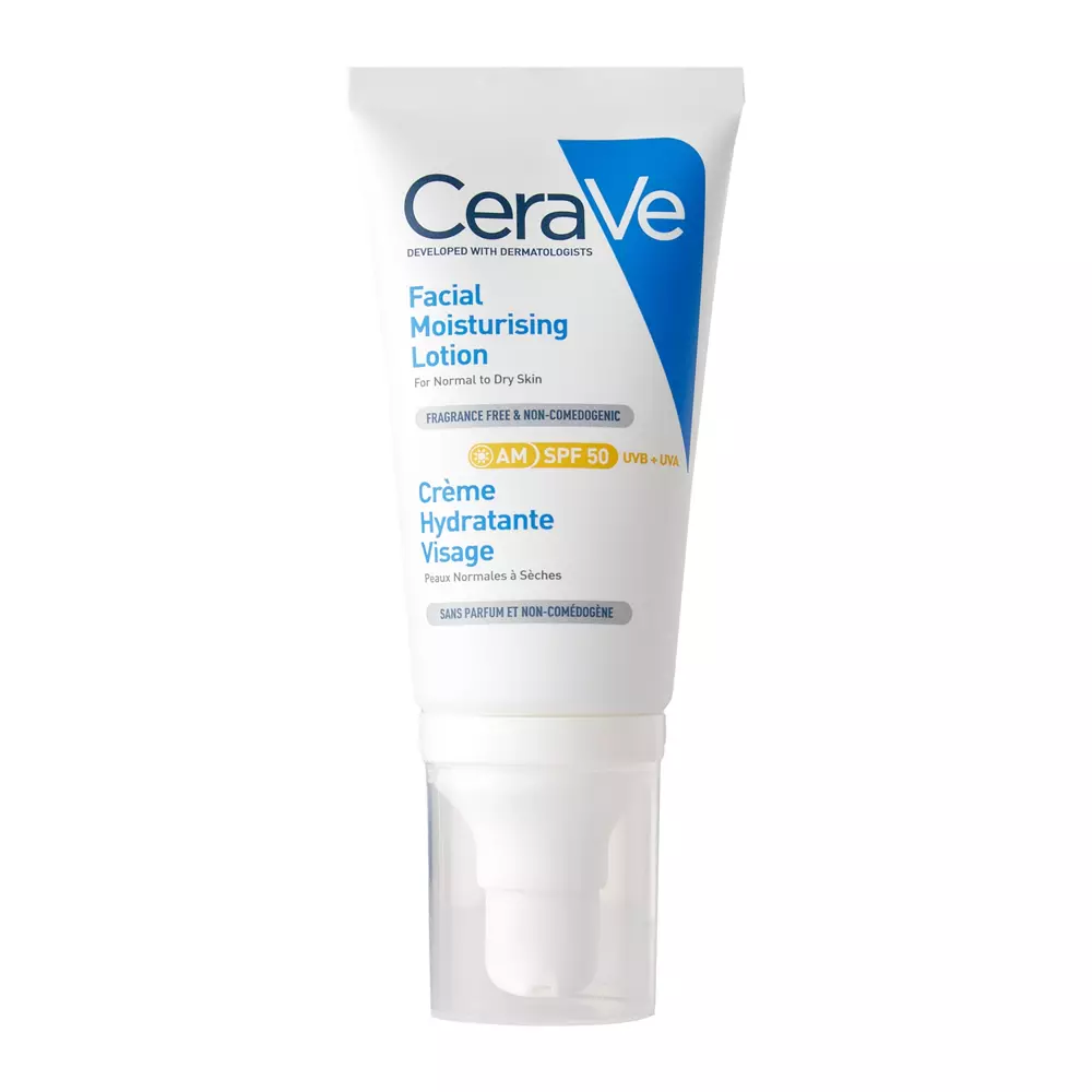 CeraVe - Увлажняющий крем для лица с SPF50 - 52ml