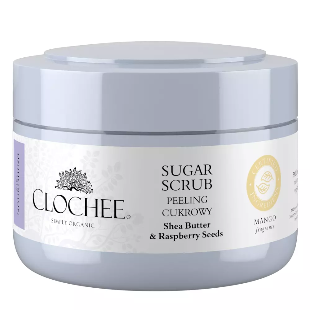 Clochee - Nourishing Sugar Scrub - Питательный сахарный скраб для тела - Манго - 250ml