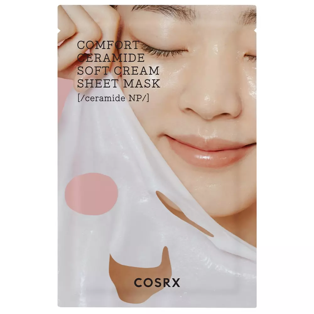 Cosrx - Balancium Comfort Ceramide Soft Cream Sheet Mask - Тканевая маска с церамидами - 31g