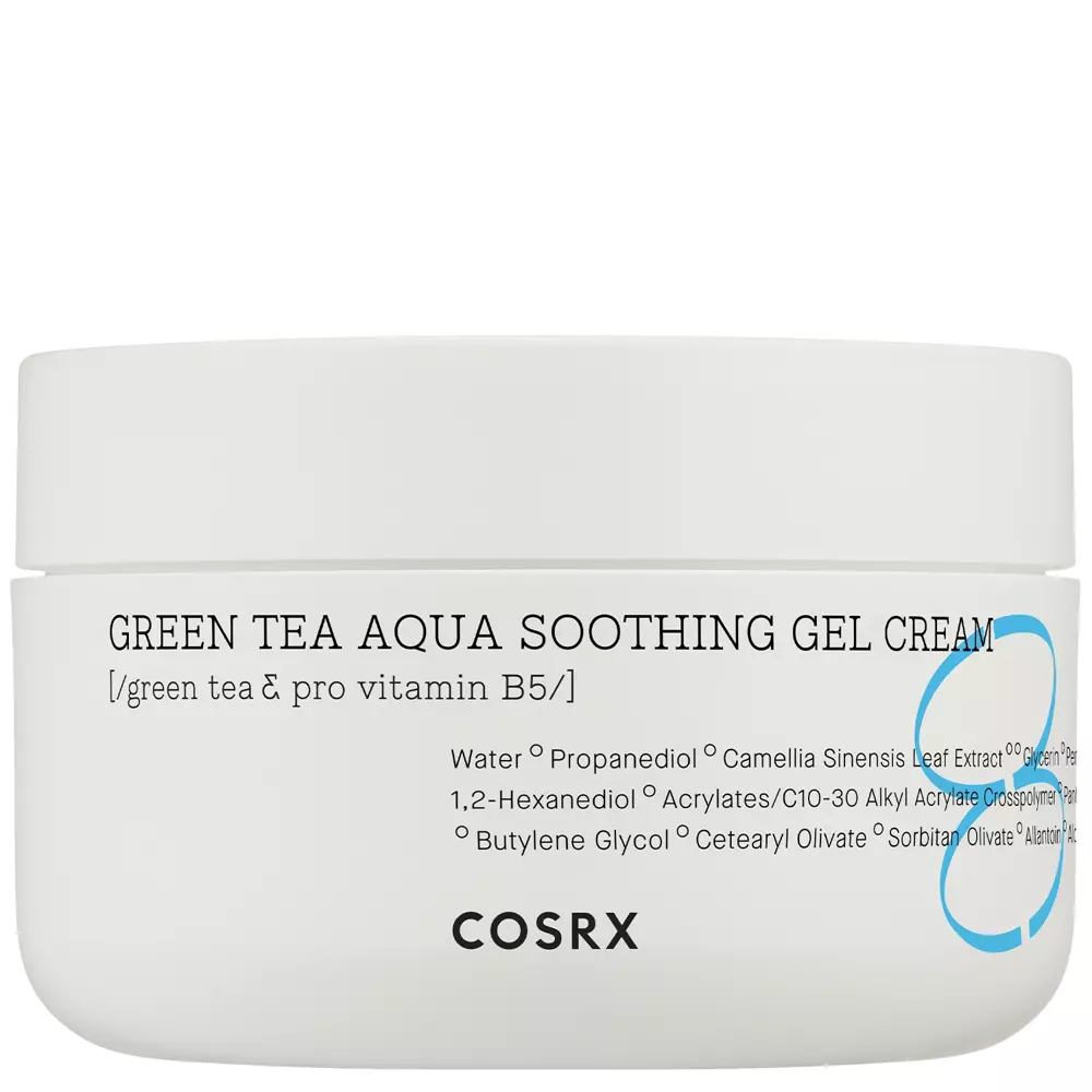 Cosrx - Hydrium Green Tea Aqua Soothing Gel Cream - Успокаивающий крем с экстрактом зеленого чая - 50ml