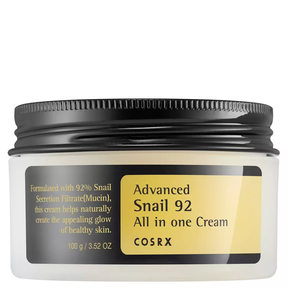 Cosrx - Многофункциональный крем со слизью улитки - Advanced Snail 92 All in One Cream - 100g