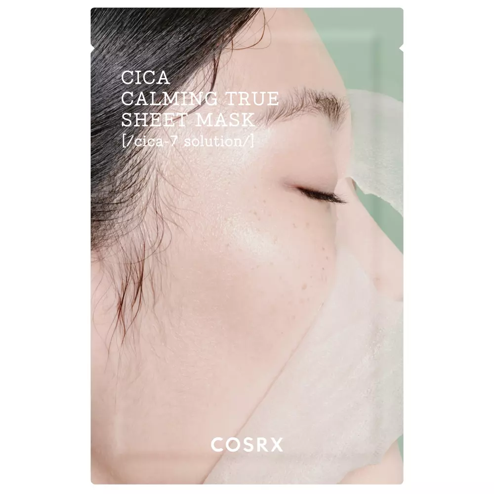 Cosrx - Pure Fit Cica Calming True Sheet Mask - Успокаивающая тканевая маска с экстрактом центеллы азиатской - 21ml