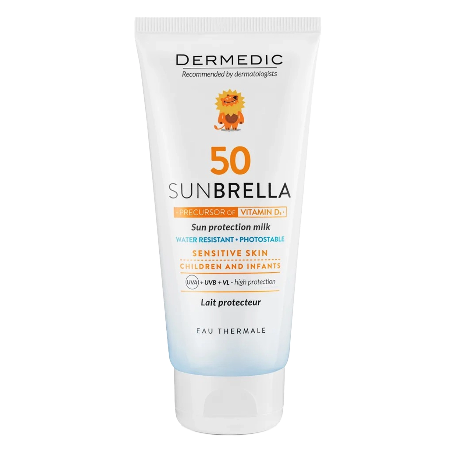 Dermedic - Sunbrella SPF50 - Солнцезащитное молочко для детей - 100ml