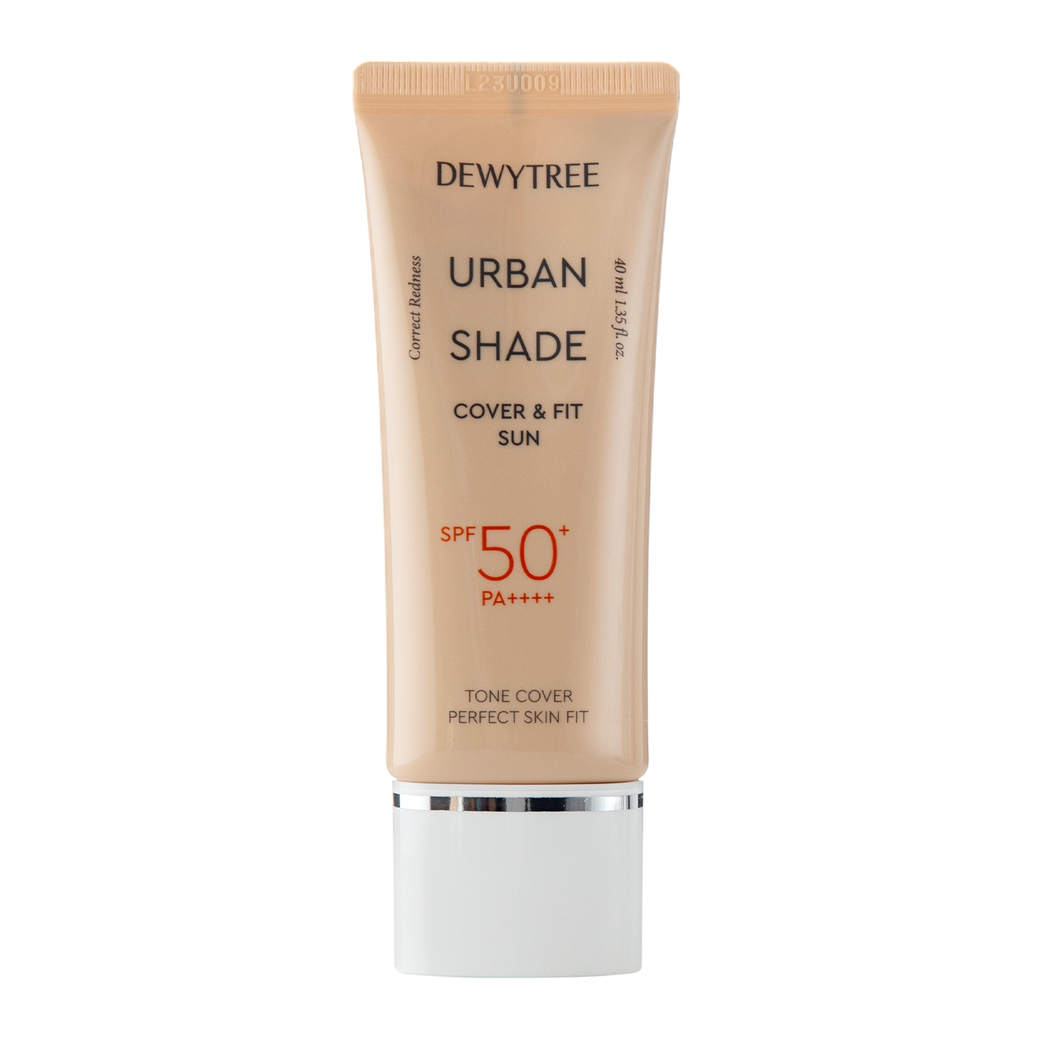 Dewytree - Urban Shade Cover And Fit Sun SPF50+/PA++++ - Тонирующий солнцезащитный крем для лица - 40ml