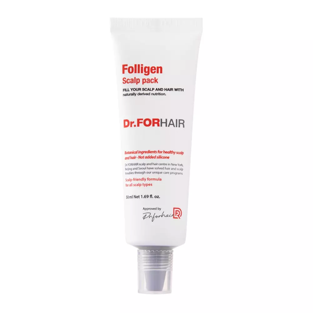 Dr.FORHAIR - Folligen Scalp Pack - Укрепляющая маска для волос и кожи головы - 50ml