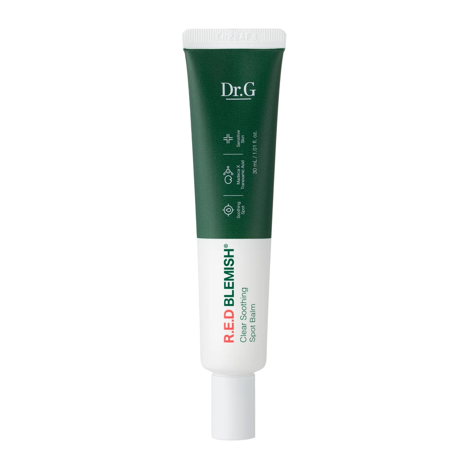 Dr.G - Red Blemish Clear Soothing Spot Balm - Успокаивающий точечный крем против высыпаний - 30ml