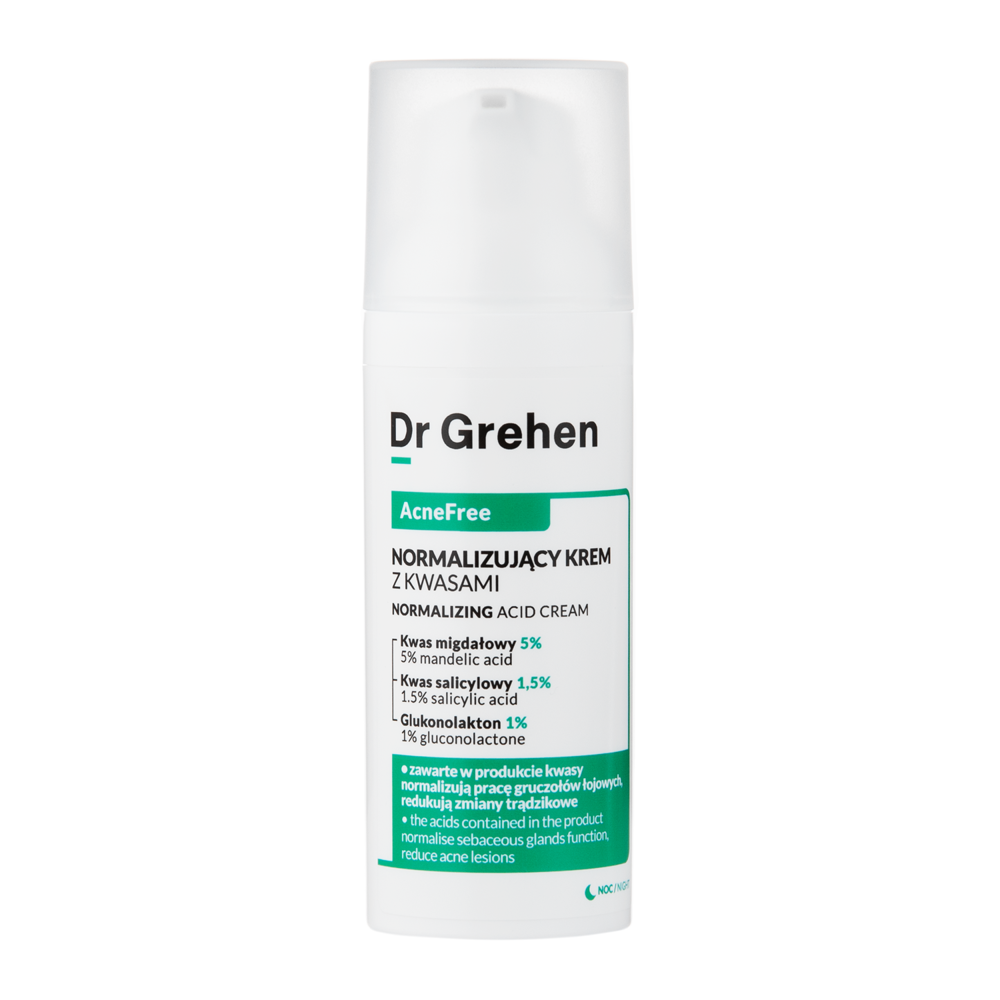 Dr Grehen - AcneFree - Normalizing Acid Cream - Нормализующий крем с кислотами - 50ml