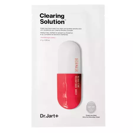 Dr. Jart+ - Очищающая тканевая маска - Dermask Micro Jet Clearing Solution - 25g