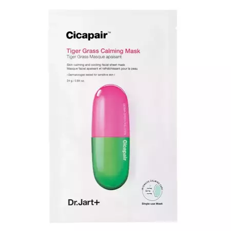 Dr.Jart+ - Успокаивающая тканевая маска с центеллой - Cicapair Calming Mask - 25g