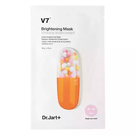 Dr.Jart+ - V7 Brightening Mask - Осветляющая тканевая маска с витамином C - 30g