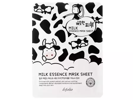 Esfolio - Pure Skin Milk Essence Mask Sheet - Увлажняющая тканевая маска с молочными протеинами - 25ml