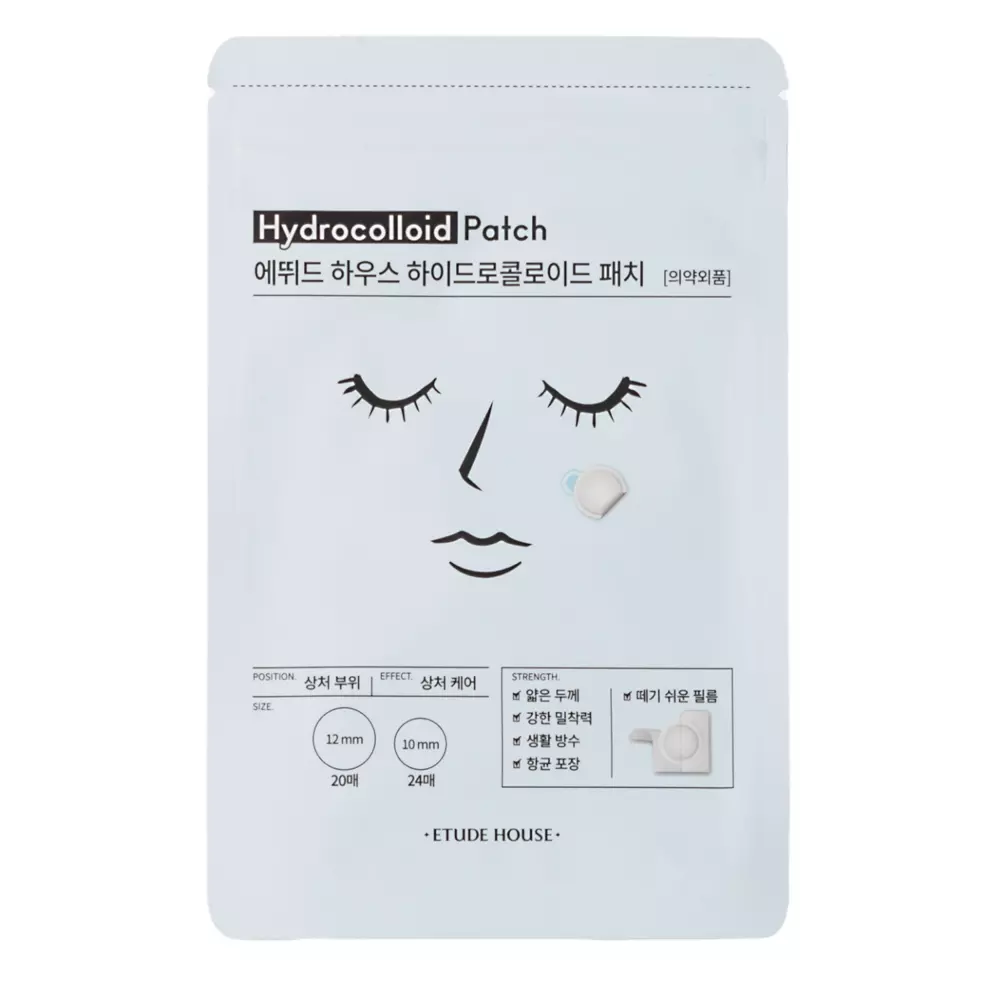 Etude House - Hydrocolloid Patch - Патчи от прыщей - 44шт.