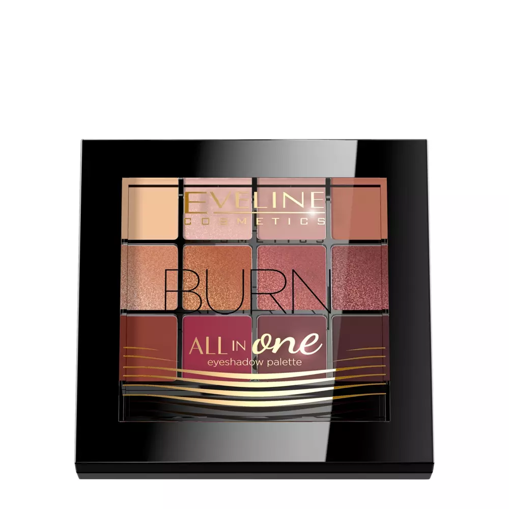 Eveline Cosmetics - Eyeshadow Palette - Тени для век - All In One - 03 Burn - 12g