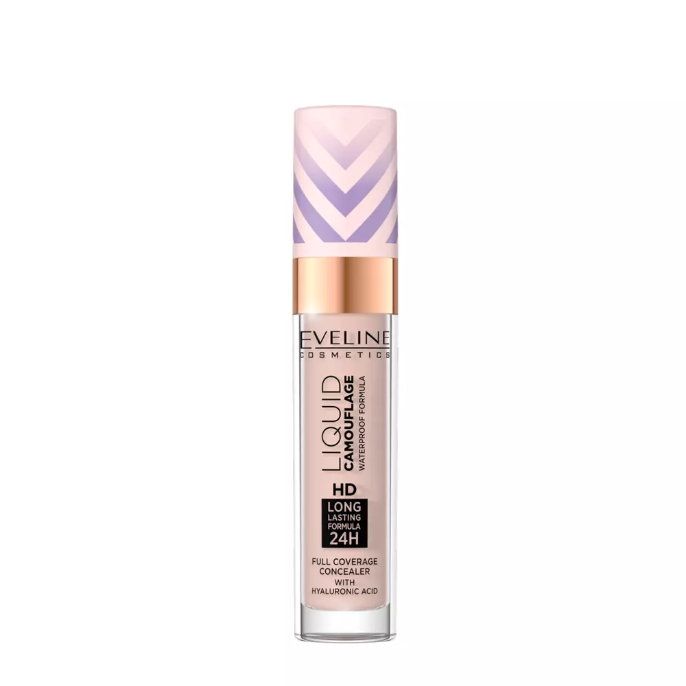 Eveline Cosmetics - Водостойкий консилер с гиалуроновой кислотой - Liquid Camouflage - 03 Soft Natural - 7,5ml