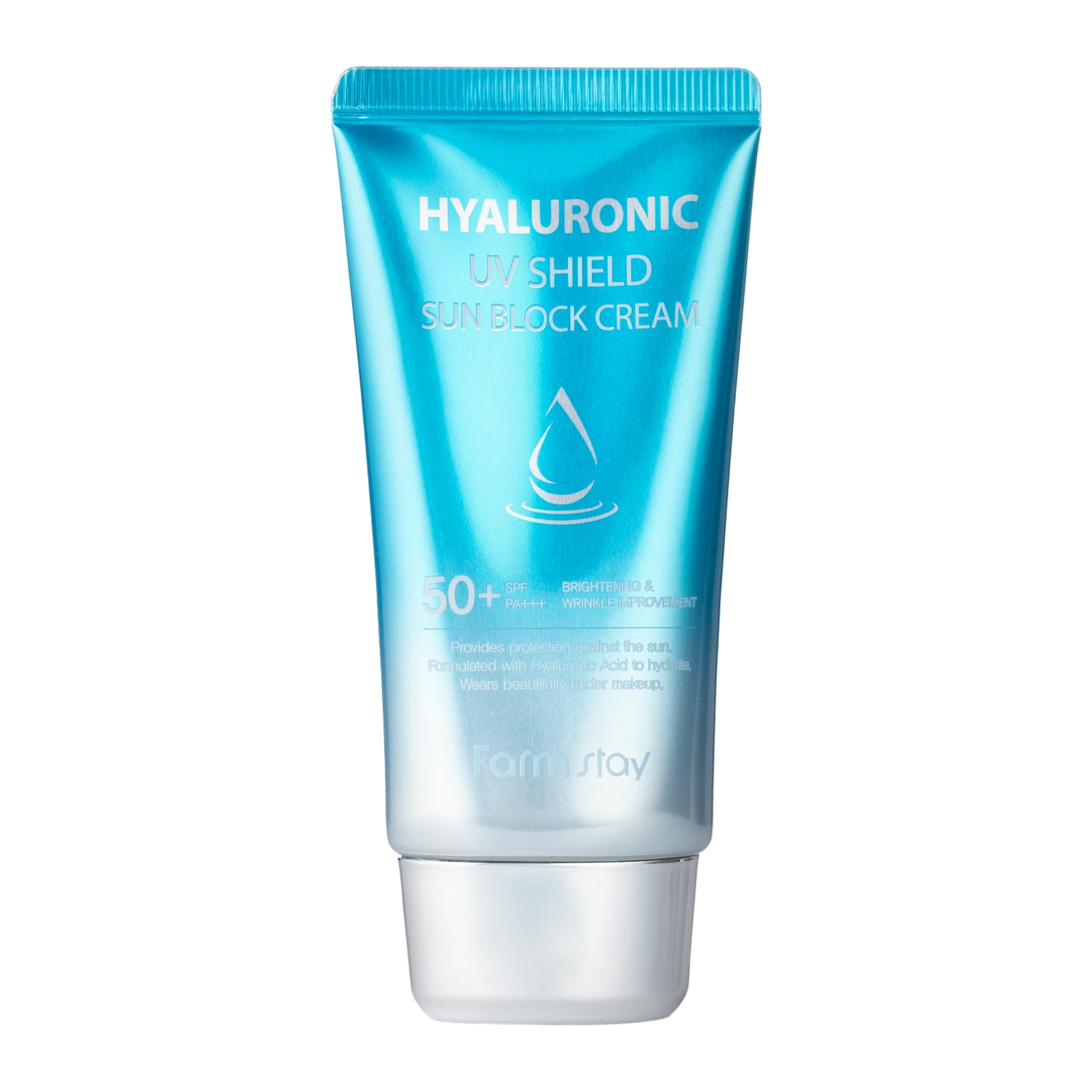 Farmstay - Hyaluronic UV Shield Sun Block Cream - Увлажняющий солнцезащитный крем для лица - 70g