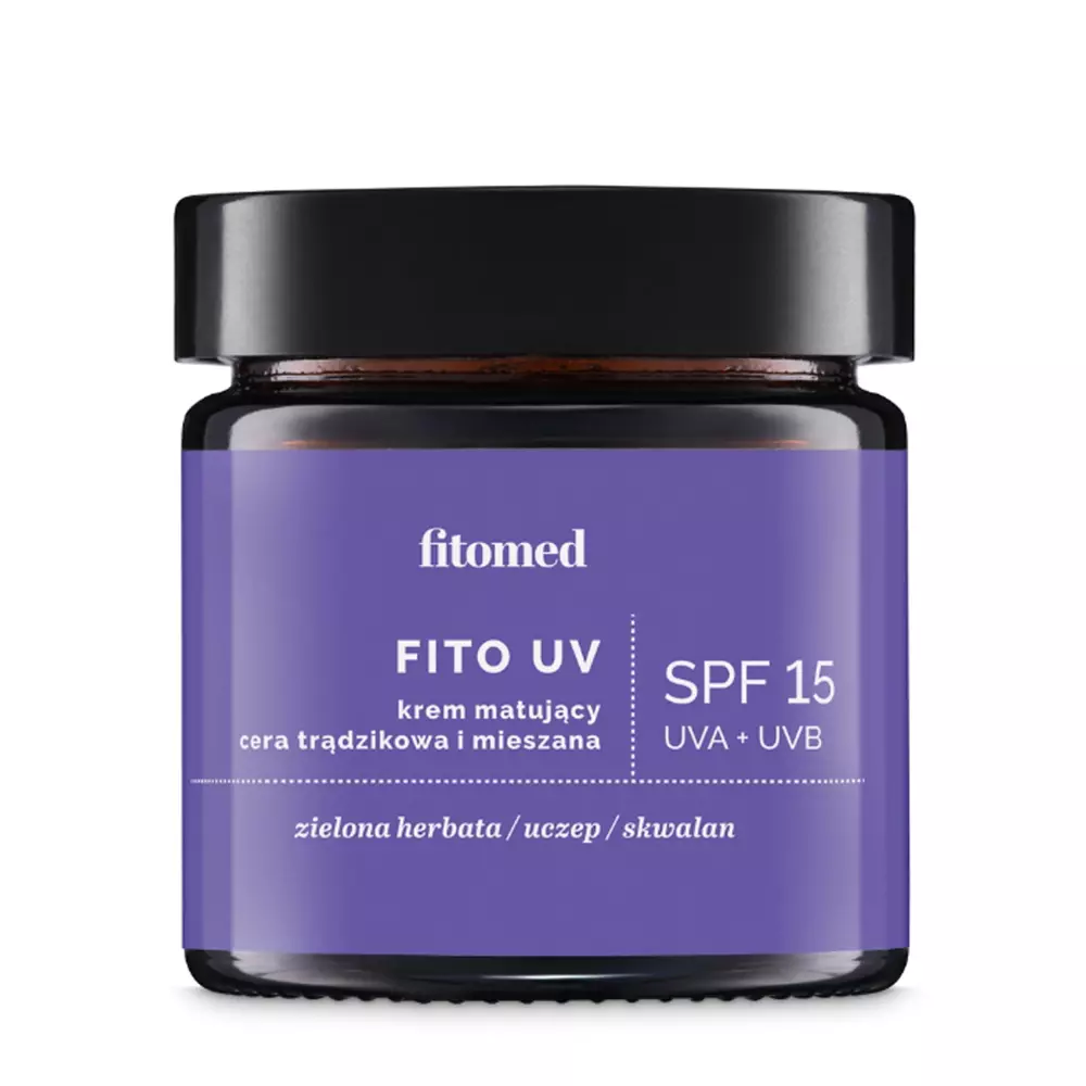 Fitomed - Fito UV SPF15 - Матирующий крем для проблемной и комбинированной кожи - 55g