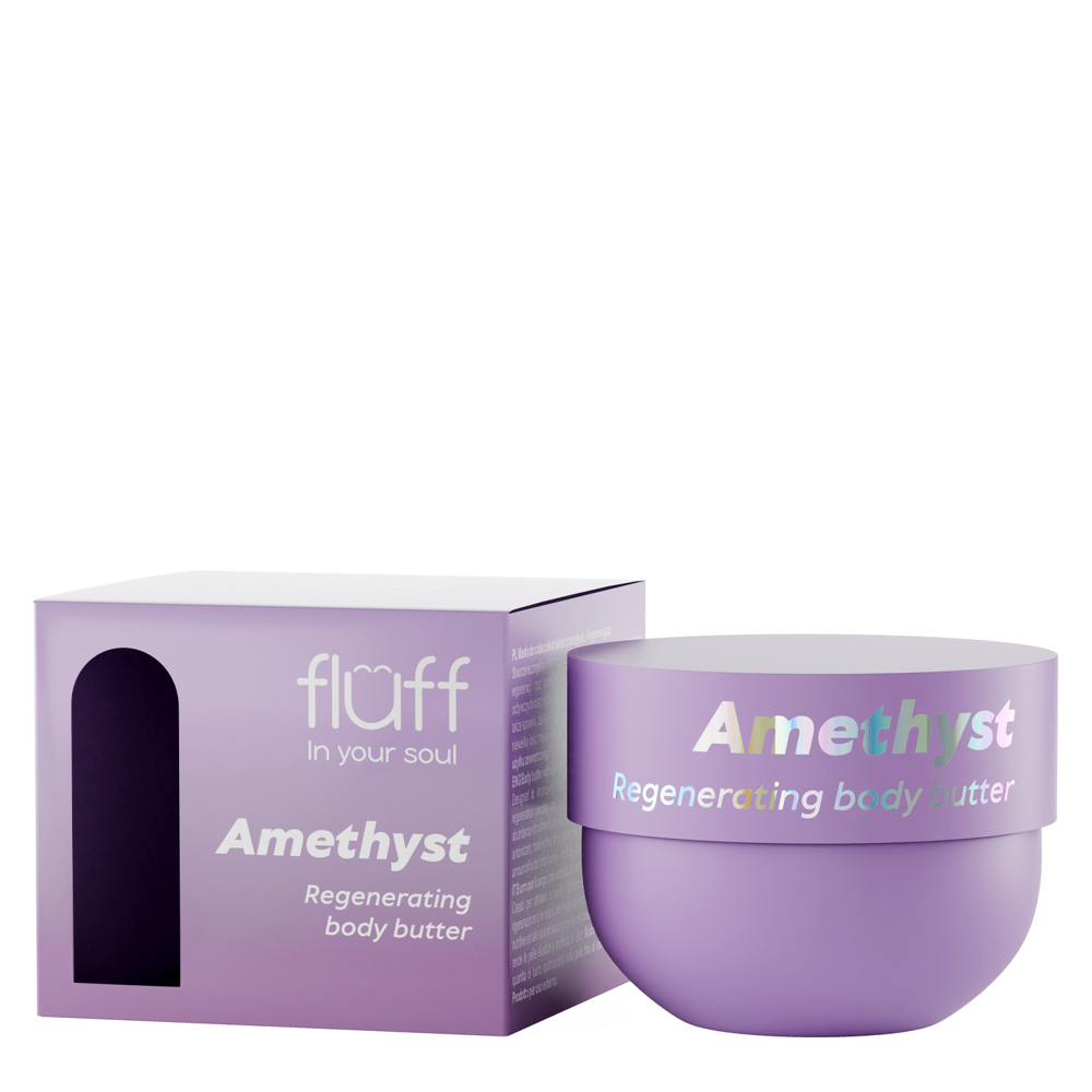 Fluff - Amethyst - Regenerating Body Butter - Регенерирующий баттер для тела с аметистом - 150ml