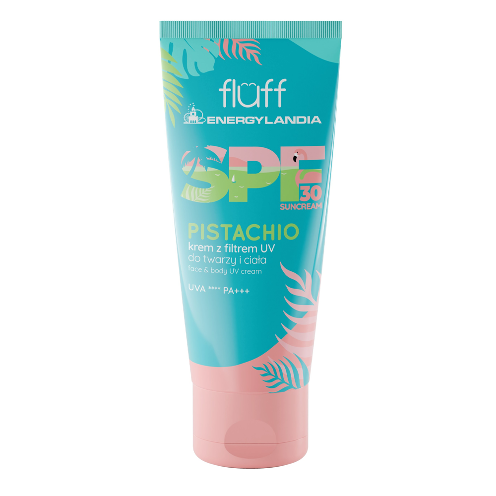 Fluff - Face & Body UV Cream - Pistachio - Солнцезащитный крем для лица и тела SPF30 - 100ml