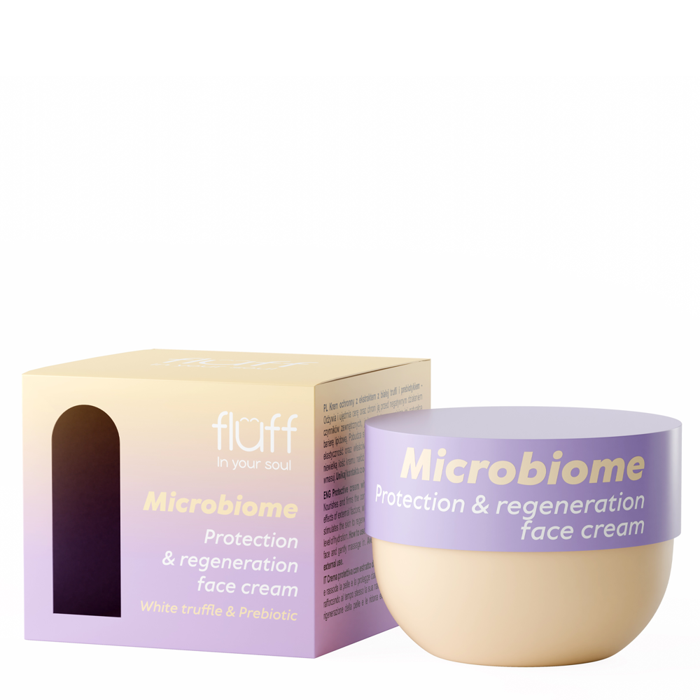 Fluff - Microbiome - Protection & Regeneration Face Cream - Защитный крем с белым трюфелем и пребиотиками - 50ml