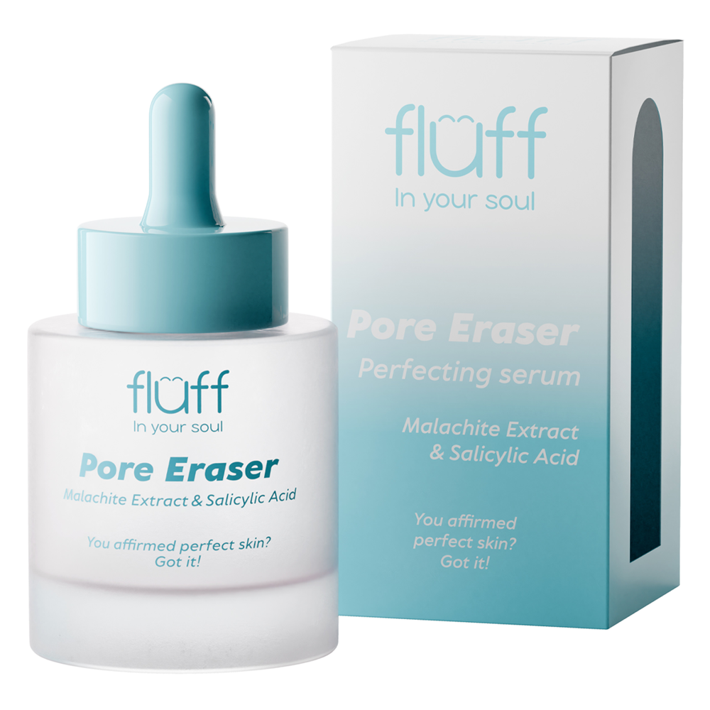 Fluff - Pore Eraser - Разглаживающая сыворотка с салициловой кислотой и экстрактом малахита - 30ml