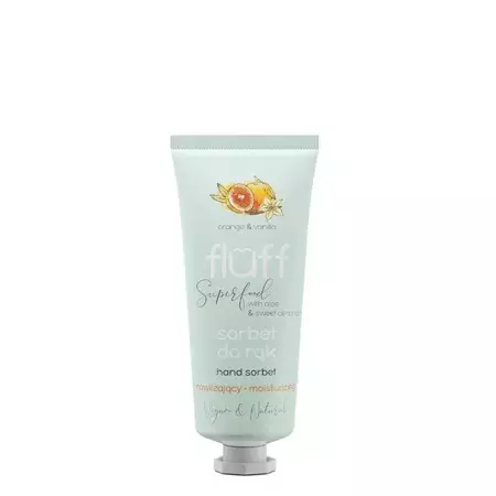 Fluff - Superfood - Hand Sorbet - Сорбет для рук - Апельсин и Ваниль - 50ml