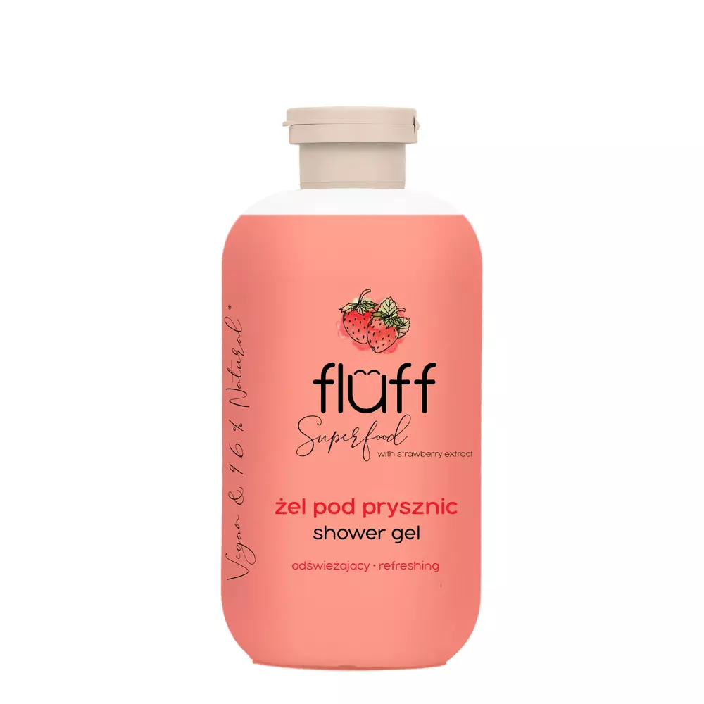 Fluff - Superfood - Shower Gel - Гель для душа - Клубника - 500ml