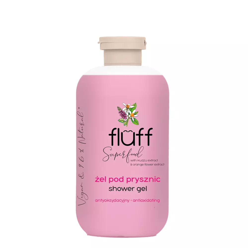 Fluff - Superfood - Shower Gel - Гель для душа - Кудзу и цветы апельсина - 500ml