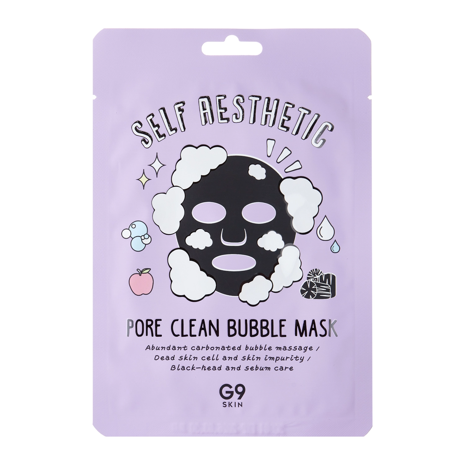 G9Skin - Self Aesthetic Pore Clean Bubble Mask - Пузырьковая маска для очищения пор - 23ml/1шт.