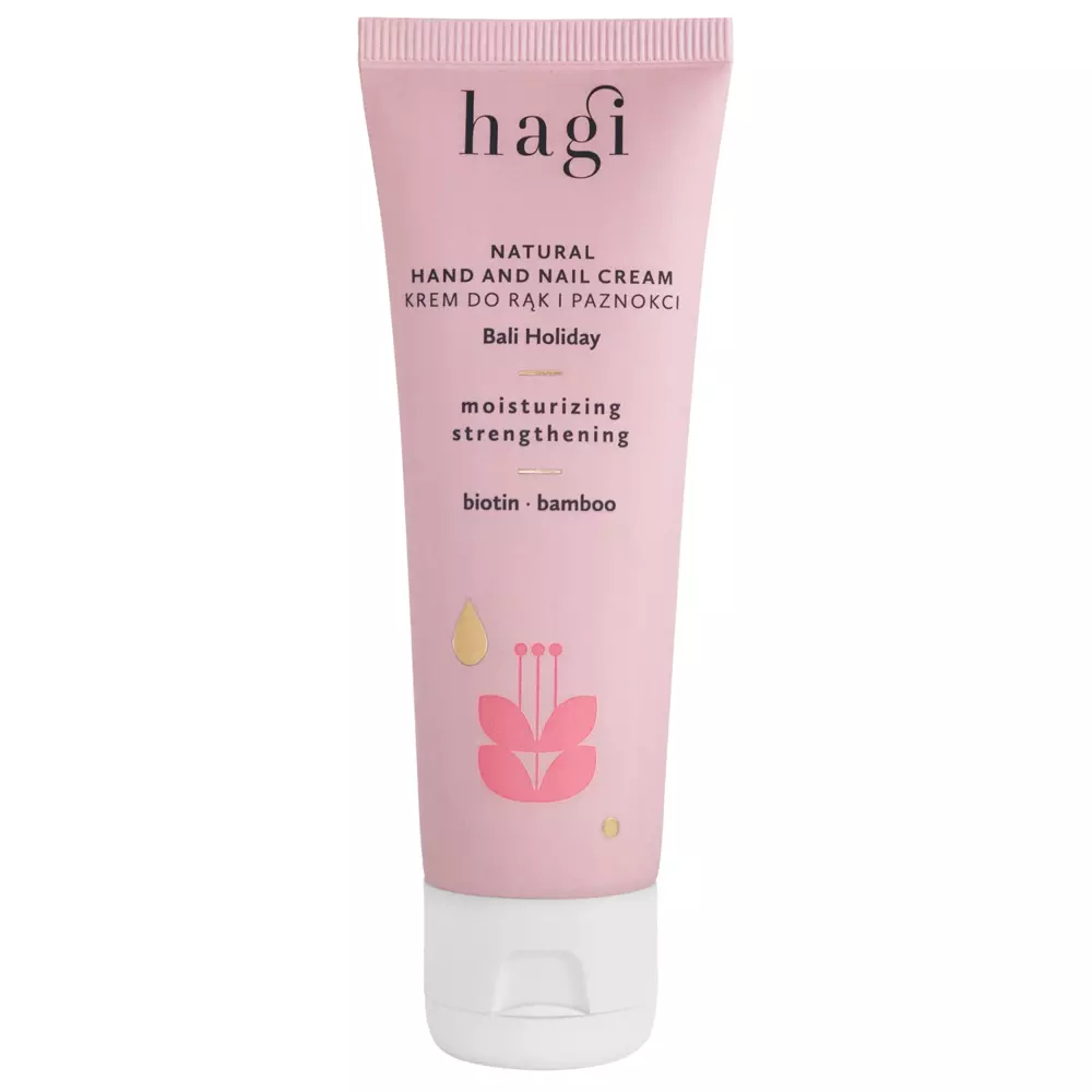 Hagi - Natural Hand and Nail Cream - Крем для рук и ногтей - Каникулы на Бали - 50ml