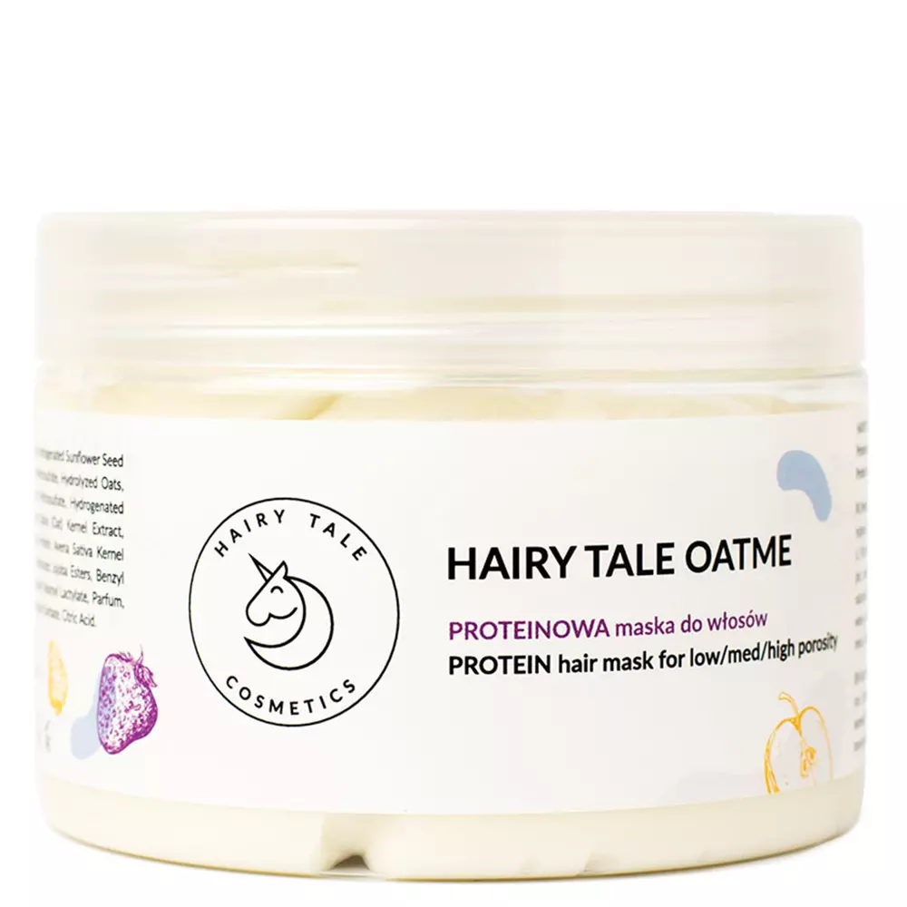 Hairy Tale Cosmetics - Протеиновая маска для волос с любой пористостью - Oatme - Protein Hair Mask For Low/Med/High Porosity - 200g