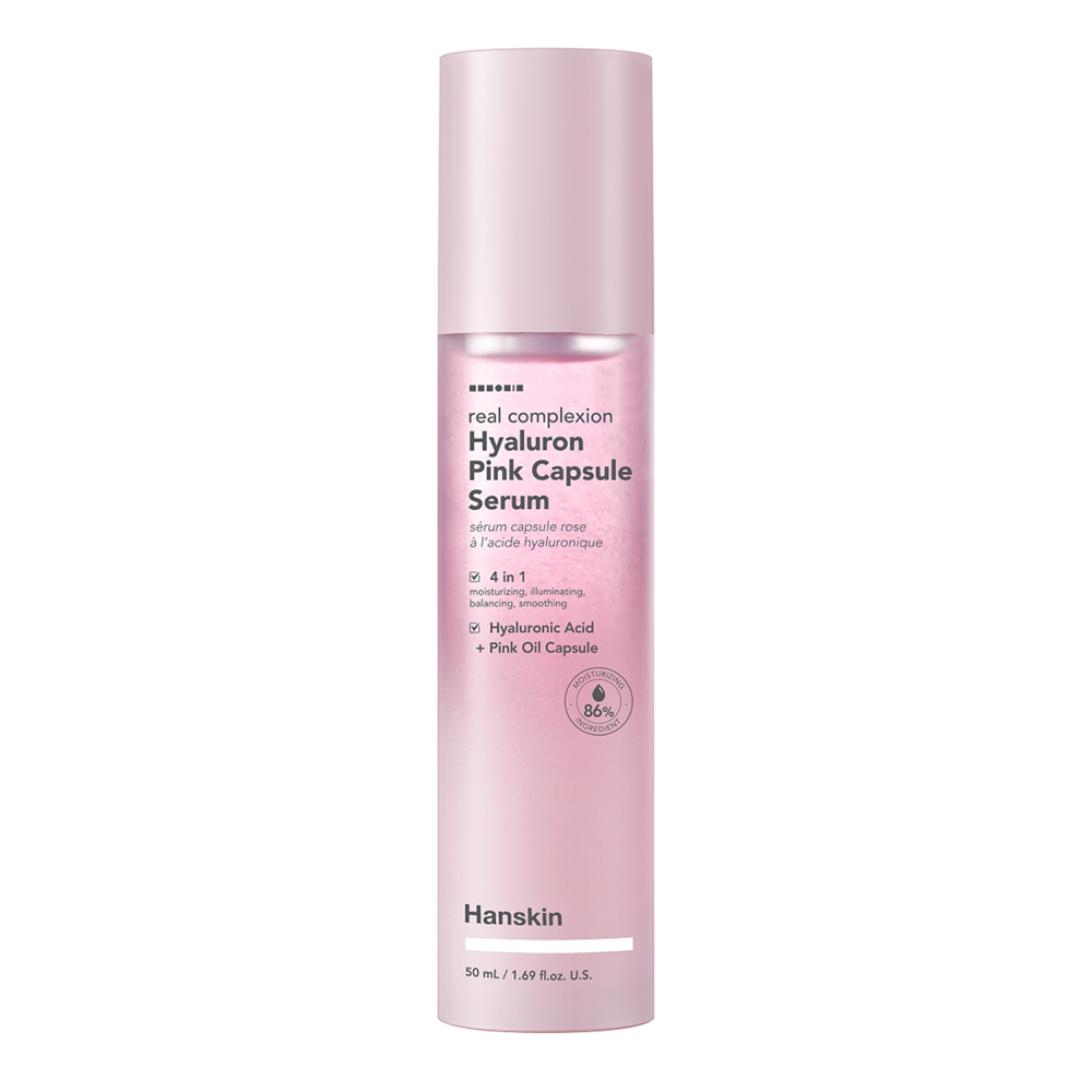 Hanskin - Real Complexion Hyaluron Pink Capsule Serum - Увлажняющая сыворотка для лица - 50ml