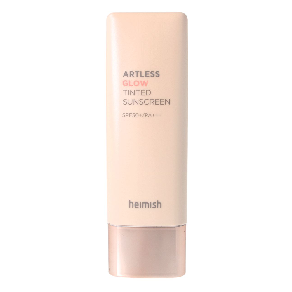 Heimish - Artless Glow Tinted Sunscreen Shine Beige SPF50+ PA+++ - Тонирующий солнцезащитный крем - 40ml