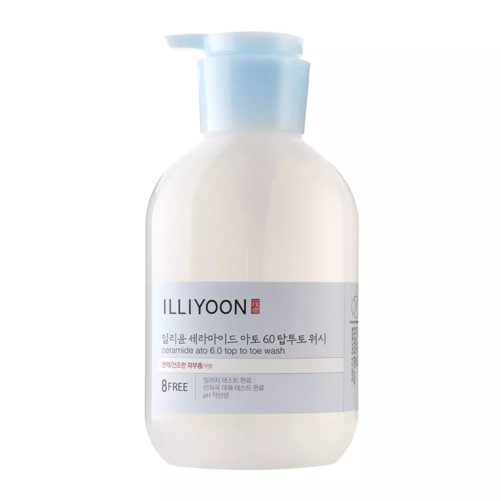 ILLIYOON - Ceramide Ato 6.0 Top To Toe Wash - Эмульсия для мытья тела и волос с церамидами - 500ml