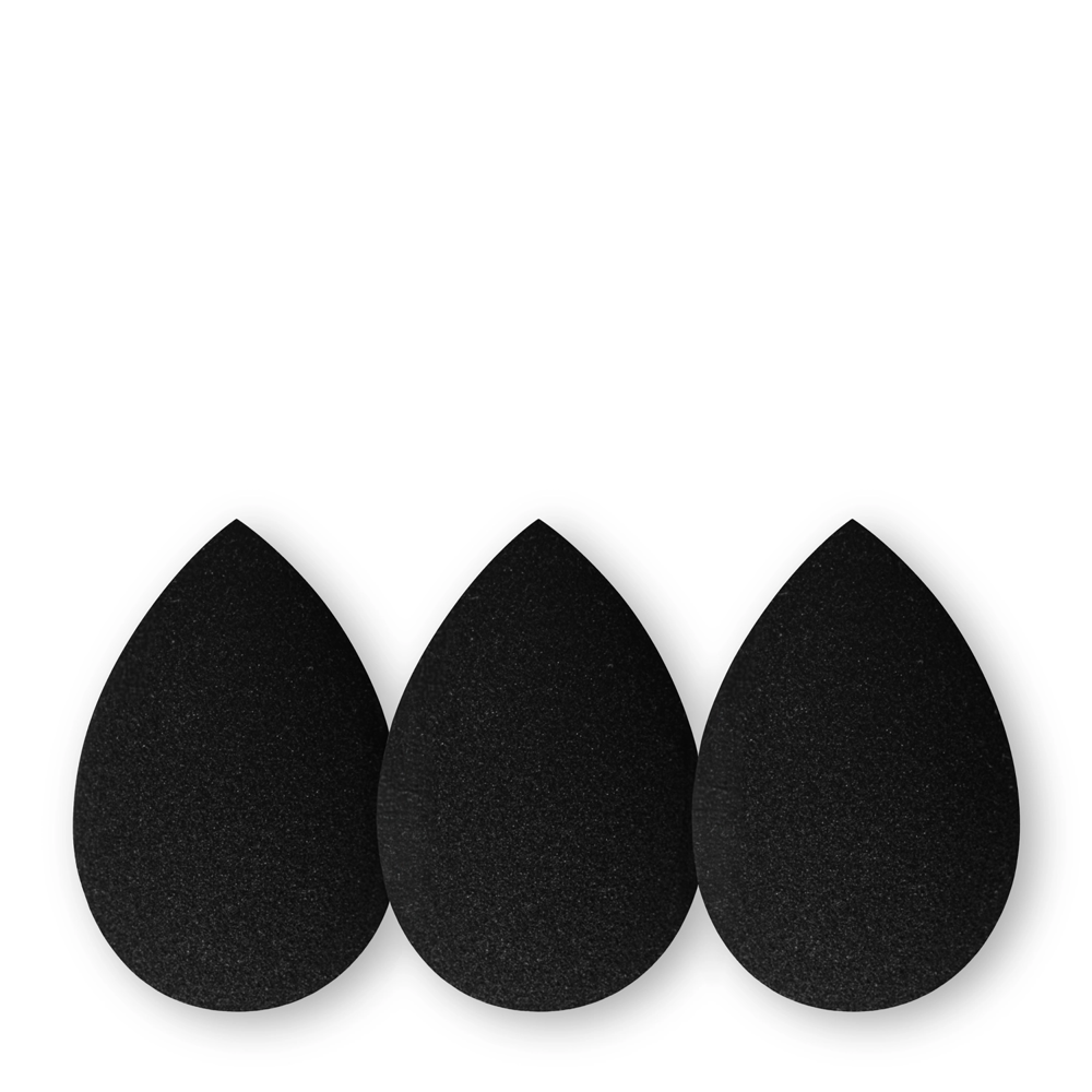 Ibra Makeup - Makeup Blender - Набор 3 спонжей Trio Black