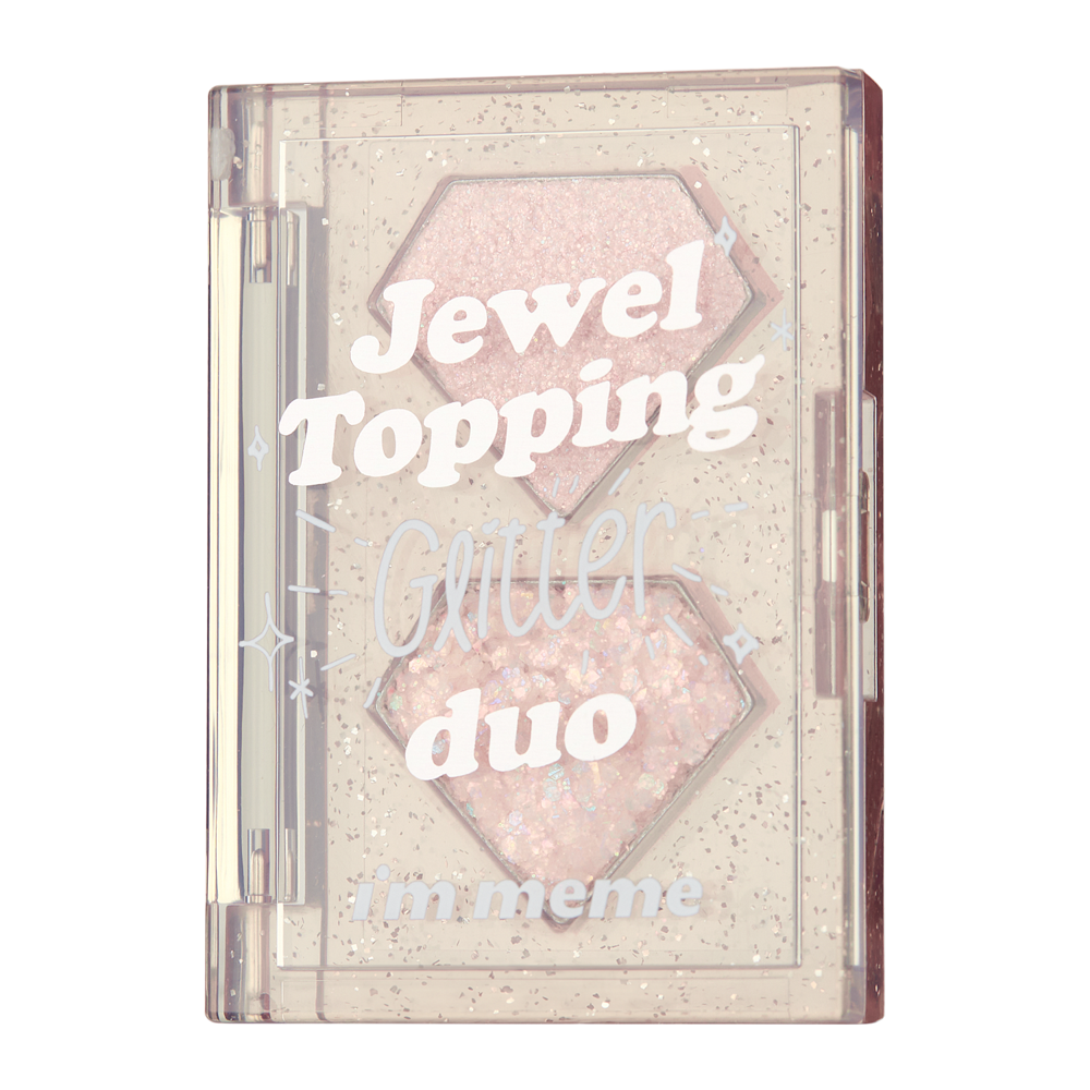 I'm Meme - Jewel Topping Glitter Duo - Тени для век с глиттером - 04 Opal Jewel - 3g