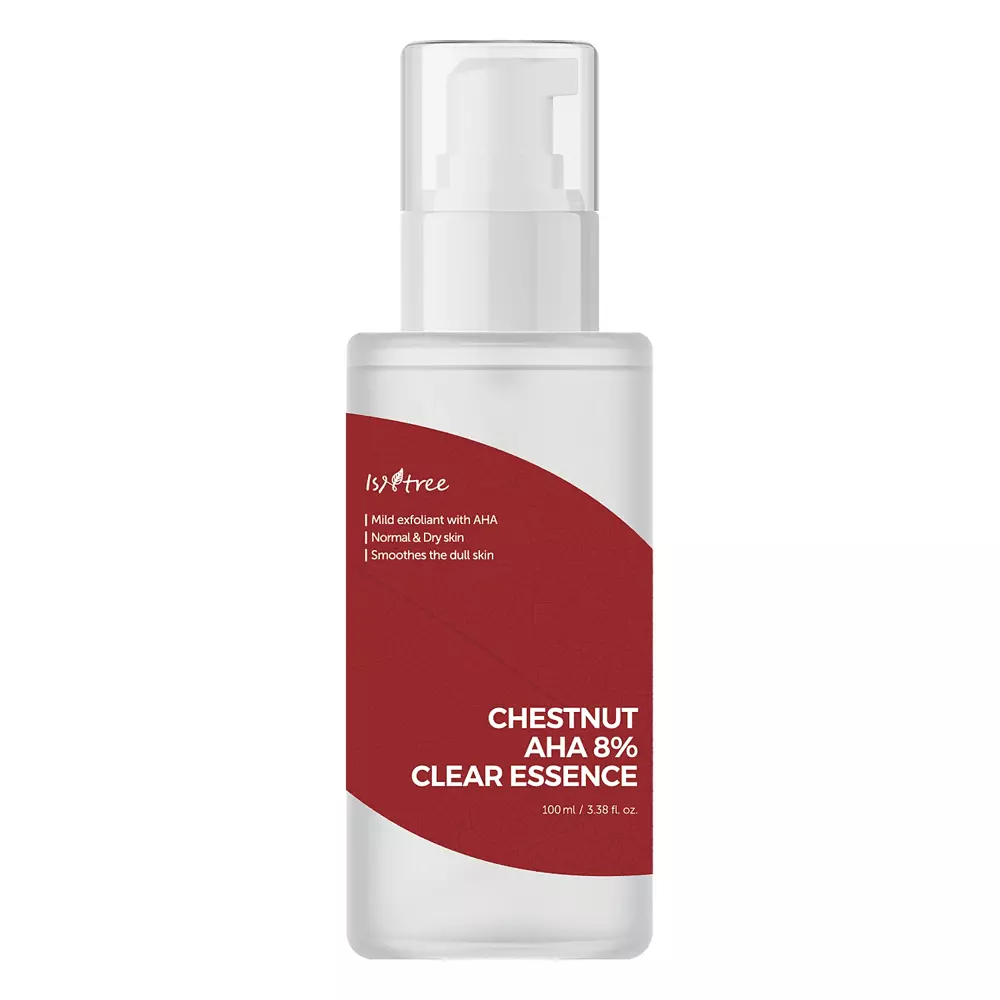 Isntree - Эссенция для лица с молочной и гликолевой кислотой - Chestnut AHA 8% Clear Essence - 100ml