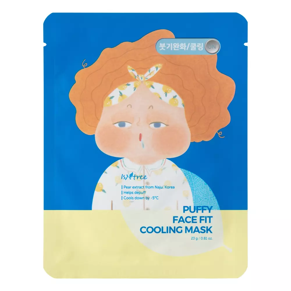 Isntree - Puffy Face Fit Cooling Mask - Охлаждающая тканевая маска - 23g