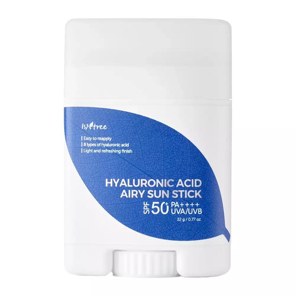 Isntree - Солнцезащитный крем в стике с гиалуроновой кислотой - Hyaluronic Acid Airy Sun Stick SPF 50+ PA ++++ - 22g