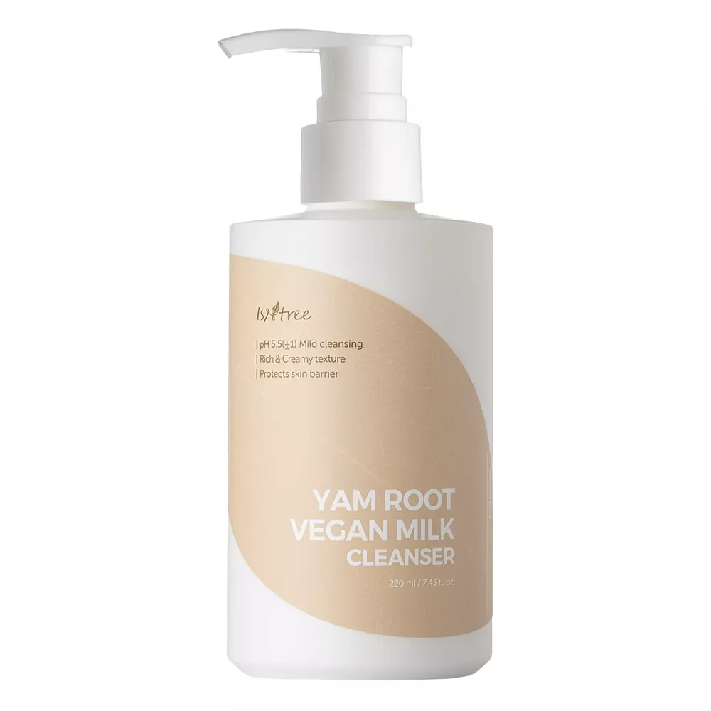 Isntree - Успокаивающее молочко для очищения лица - Yam Root Vegan Milk Cleanser - 220ml