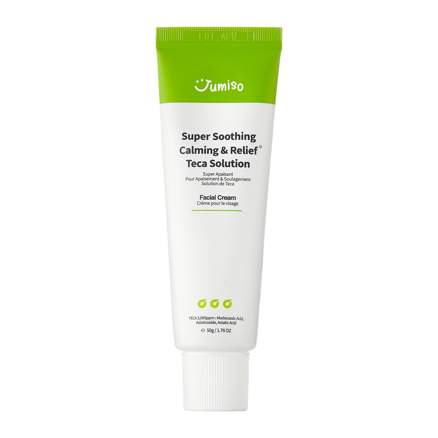 Jumiso - Super Soothing Calming & Relief Teca Solution Facial Cream - Успокаивающий крем для лица с центеллой - 50g