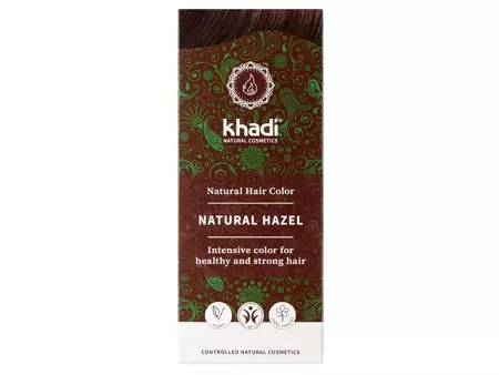 Khadi - Natural Hair Colour - Henna Natural Hazel - Натуральная травяная хна - Орехово-коричневый - 100g