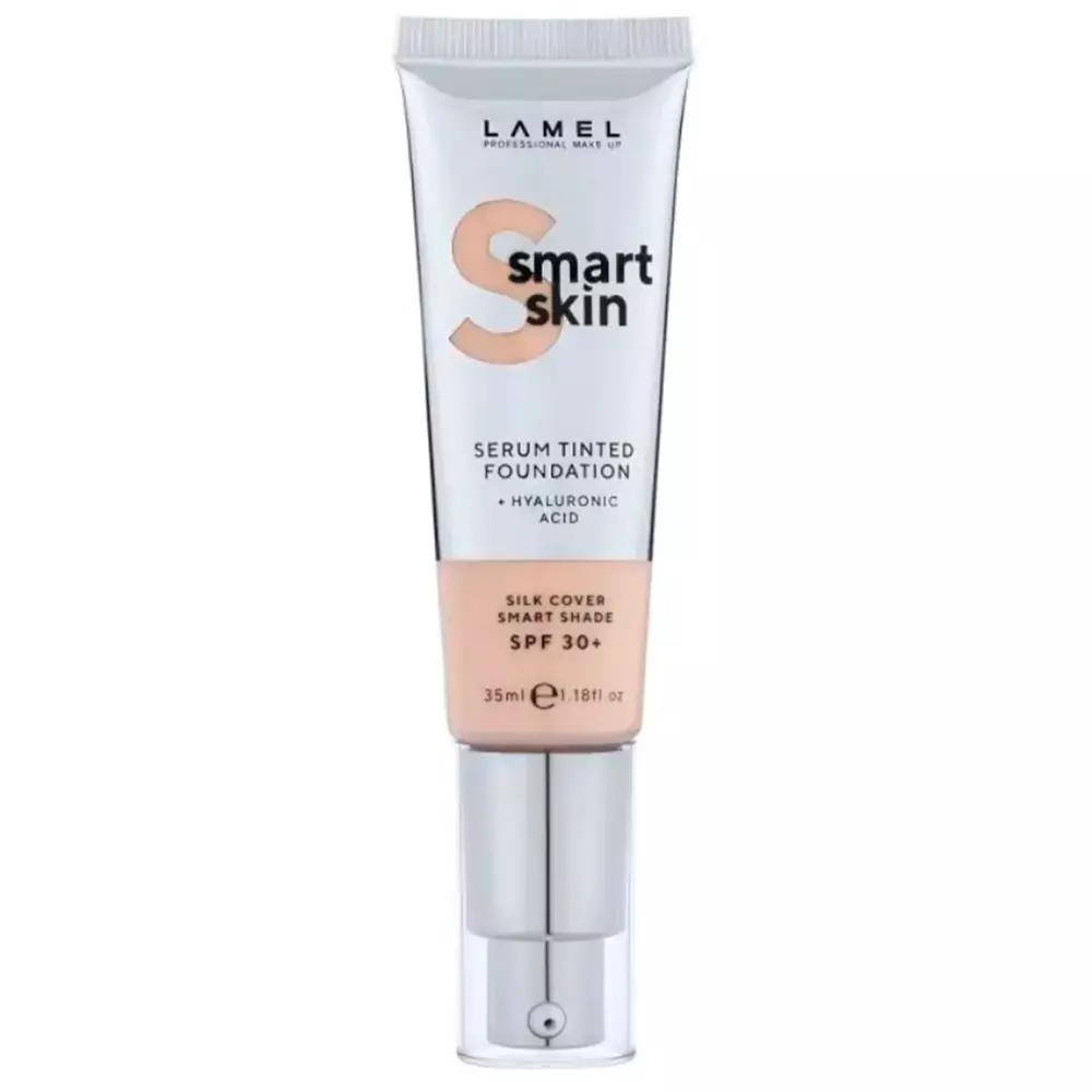 LAMEL - Тональная основа для лица SPF30+ - Smart Skin Serum Tinted Foundation SPF30+ - 404 - 35ml