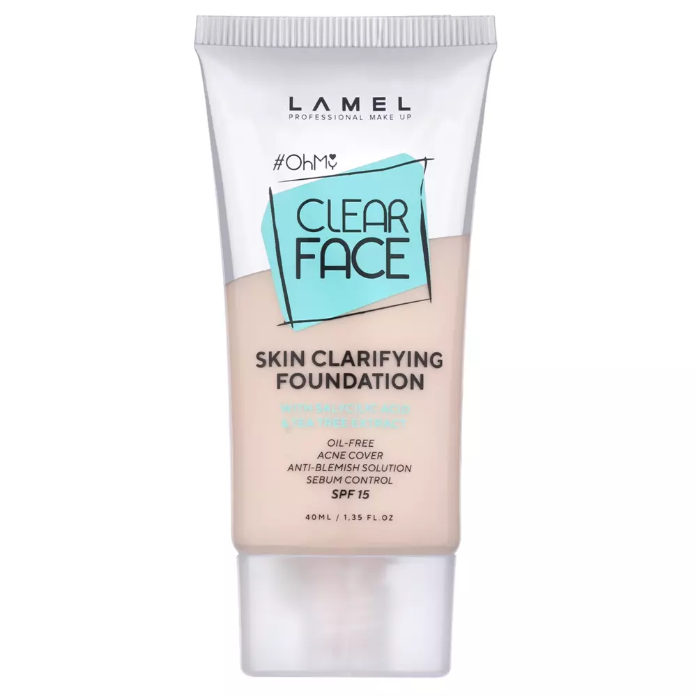 LAMEL - Тональный крем для лица - OhMy Clear Face Foundation SPF15 - 402 - 40ml